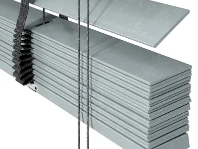 pvc blinds 150 cm Low-poly 3D model