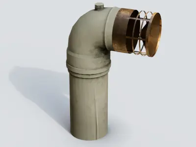 Roof Vent 25 Low-poly 3D model