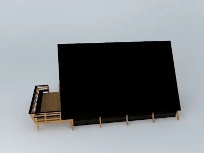 Mountain Vacation Home Free 3D model