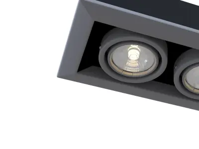 Downlight Metal Modern DL008-2-02-S Maytoni Technical Free 3D model