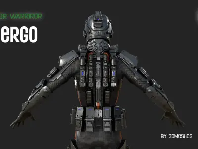 Cyber Warrior - TERGO 3D model
