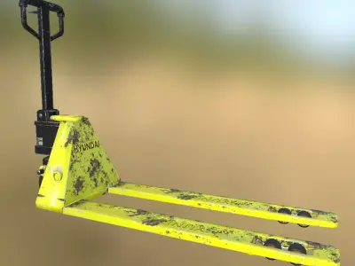 Pallet Truck Low-poly 3D model