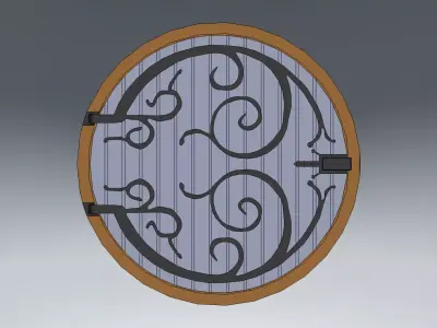 Bilbos door Free 3D model