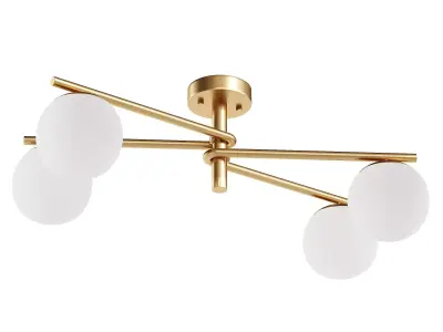 Boomerang ceiling light 3D model