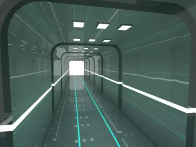 Hallway Interior 3D model purchase