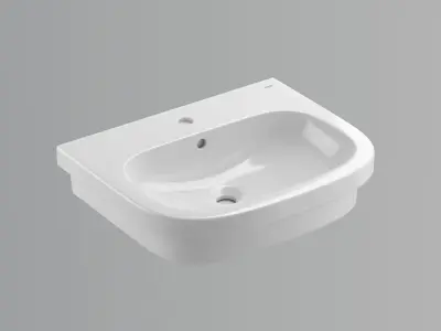 Eurosmart Countertop Basin 60 Set 3D model