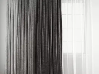 Curtain 286 3D model