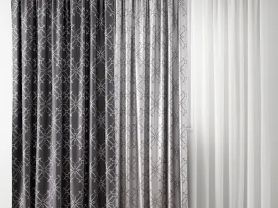 Curtain 128 3D model