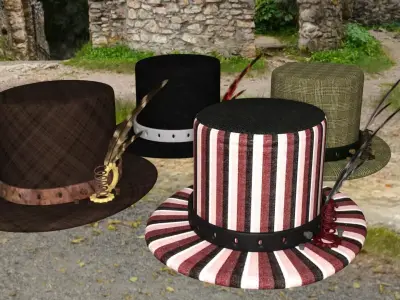 Pack props accessories sci fi 3D model