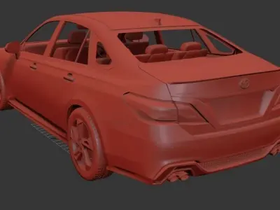 Toyota Crown Mk15 S220 RS Advance 2018 3D print model
