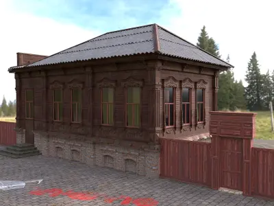 Old House3 Low-poly 3D model