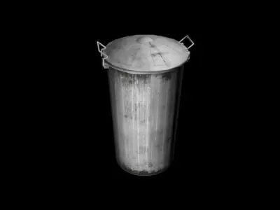 Bin Bundle - 26 Models Low-poly 3D model