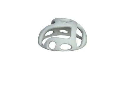 SciFi Cube Object No 45433 Low Poly Shape Low-poly 3D model