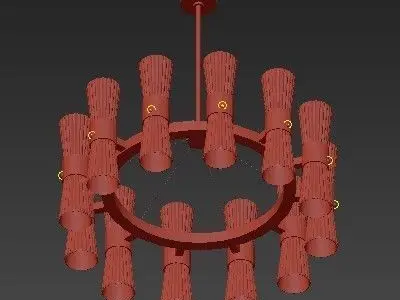 MODERN GLASS CHANDELIER 3D model buy