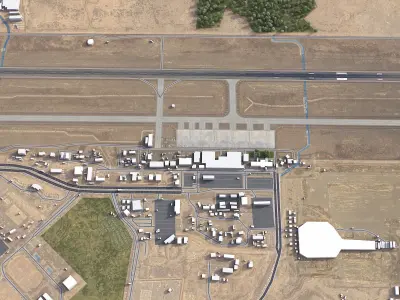 Abha - Airport - AHB Low-poly 3D model