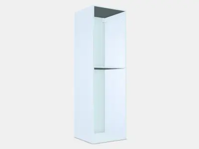 METOD High cabinet frame Low-poly 3D model
