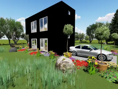 Dublex house design 3D model