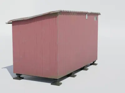 Forest Hur Red Low-poly 3D model