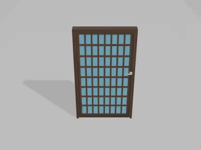 Pack of Doors-10 Assets Low Poly 3d Models  VR  AR  model Low-poly 3D model