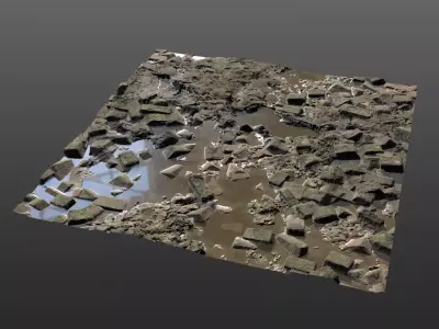 Rubble Pbr Textures  Texture