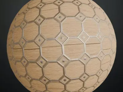 Antique High-Gloss Polished Mahogany PBR Seamless Texture