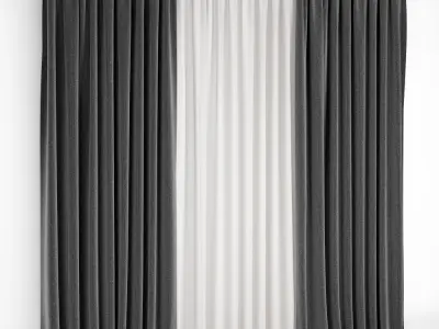 Curtain 76 3D model purchase