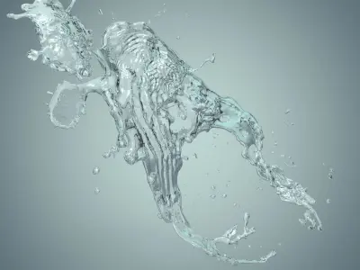 Water Splash 3D model