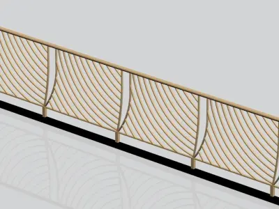 Fence 003 3D model