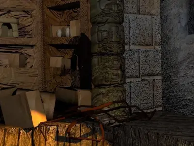 Indiana Jones Barnett College secret collection Low-poly 3D model