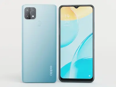 oppo A15 3D model