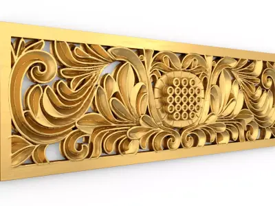 carved classic decorative ornament cnc 3d printing stl 32 3D print model purchase
