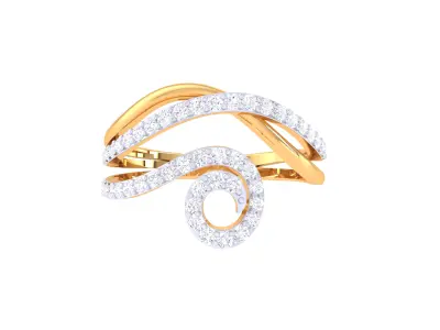 Women Ring MTL 3dm STL OBJ FBX Details 3D print model 25