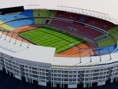 Workers Stadium - Beijing China 3D model
