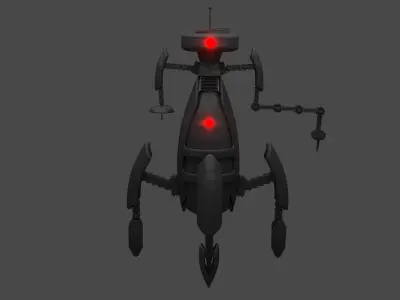 Research Robot 3D model
