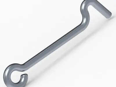 Window Hook Latch 3D print model