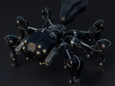 Robotic Spider - Sci Fi - Character 3D model