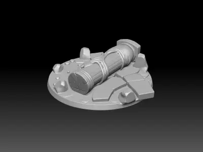 Fantasy Miniature Base -3D printing model 3D print model