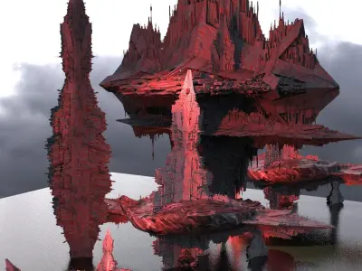 Fractal City Dr Strange Influenced 4 3D model