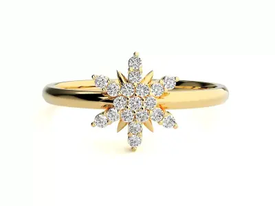 Women ring 3D print model 149