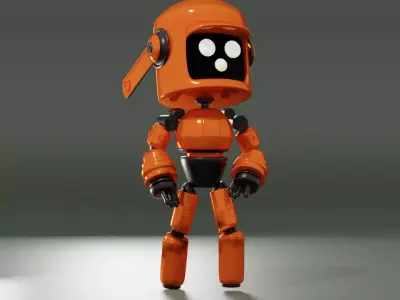 The robot nanny from the TV series love death and robots 3D model