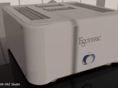 High-end Power Amplifier Esoteric S-02 3D model