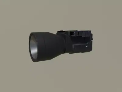 Klesch-2U Zenitco Gun Flashlight Low-poly 3D model