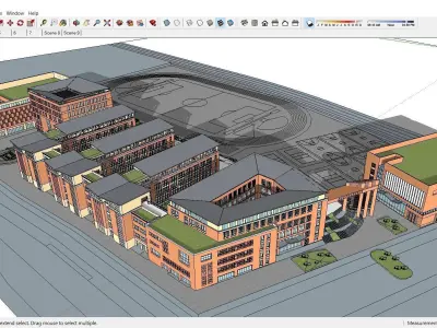 Sketchup School and University 138 3D model