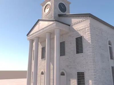 White Church 3D model