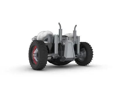 Funny Robot Character 3D model