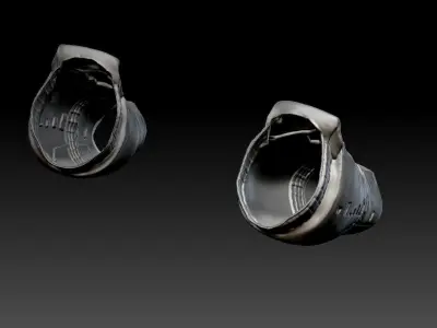 predator 1 inspired shin armour 3D print model