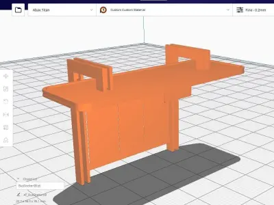 Bus Shelter 09 Low-poly 3D model