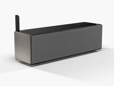 Sony SRS-X88 portable bluetooth speaker Low-poly 3D model