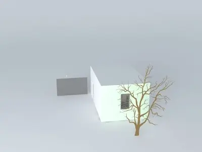 Modern Kitchen Using THORN Glacier Pendant Light Free 3D model