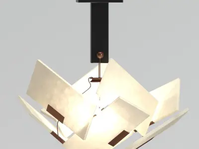 Boule ceiling lamp 3D model